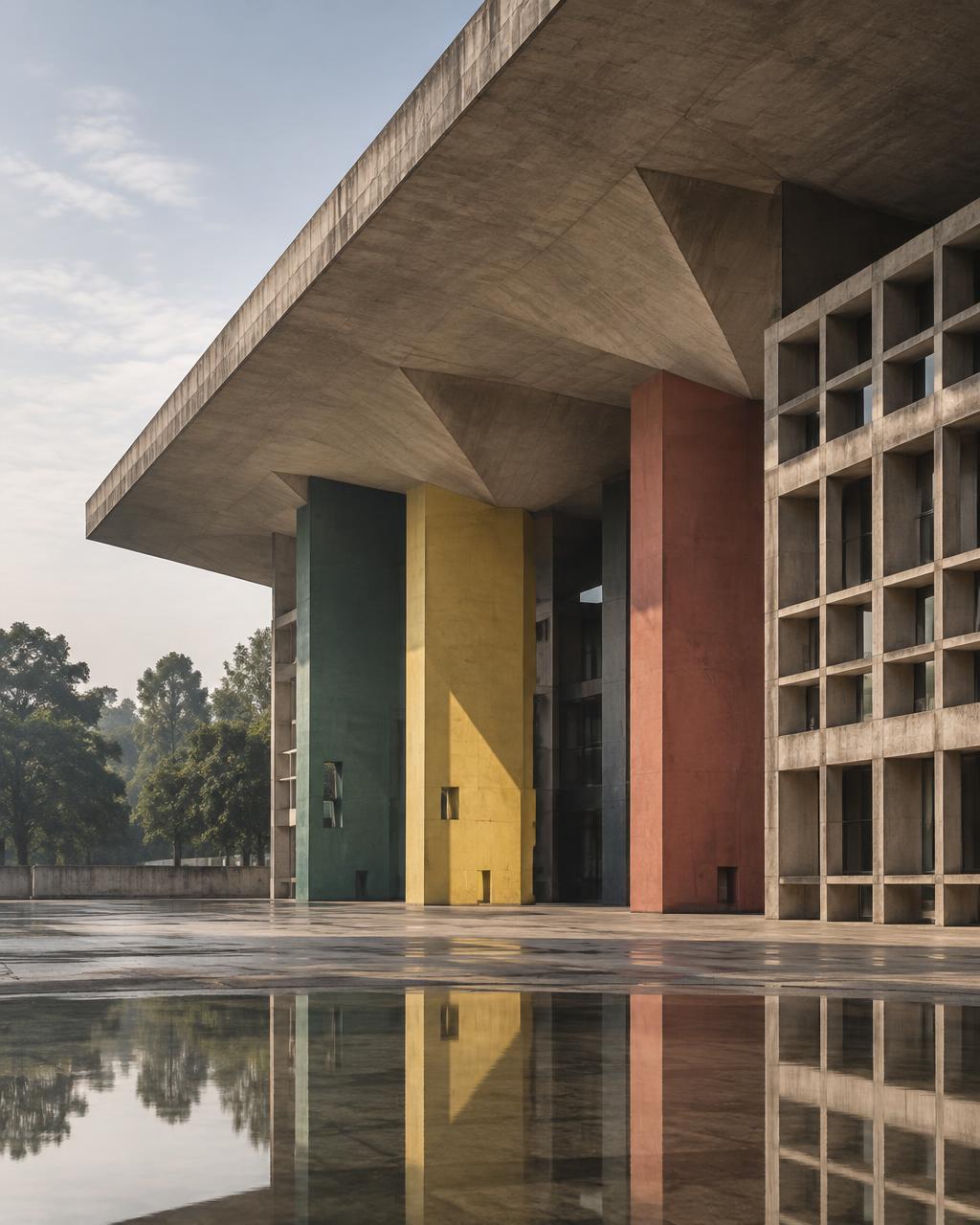 Punjab and Haryana High Court architecture in Chandigarh
